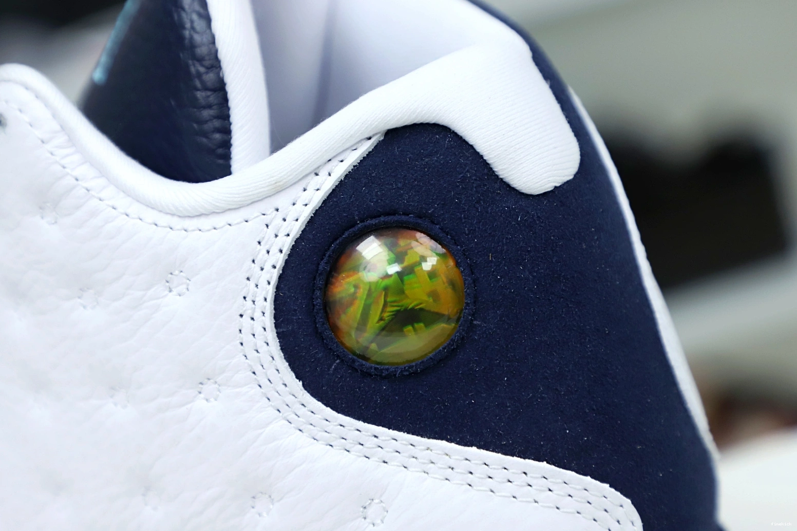 AIR POWDER 13 414571-144 WHITE JORDAN OBSIDIAN RETRO BLUE 0731